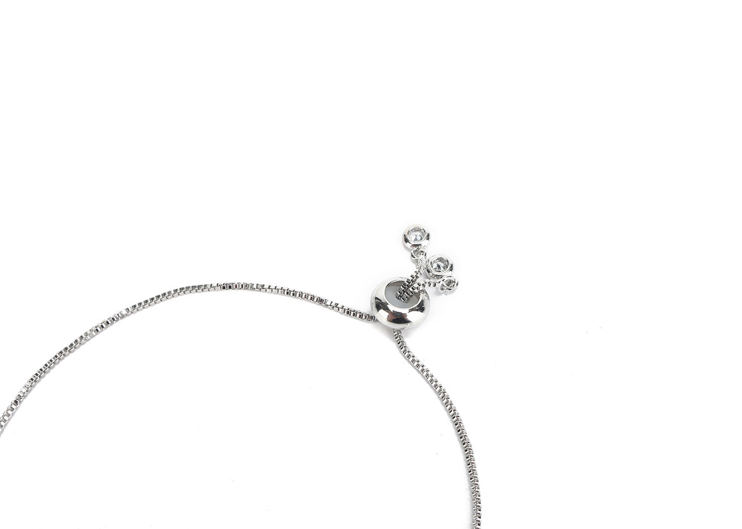 JW Crystal Bracelet Fish Silver