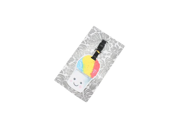 Luggage Tag Shave Ice White