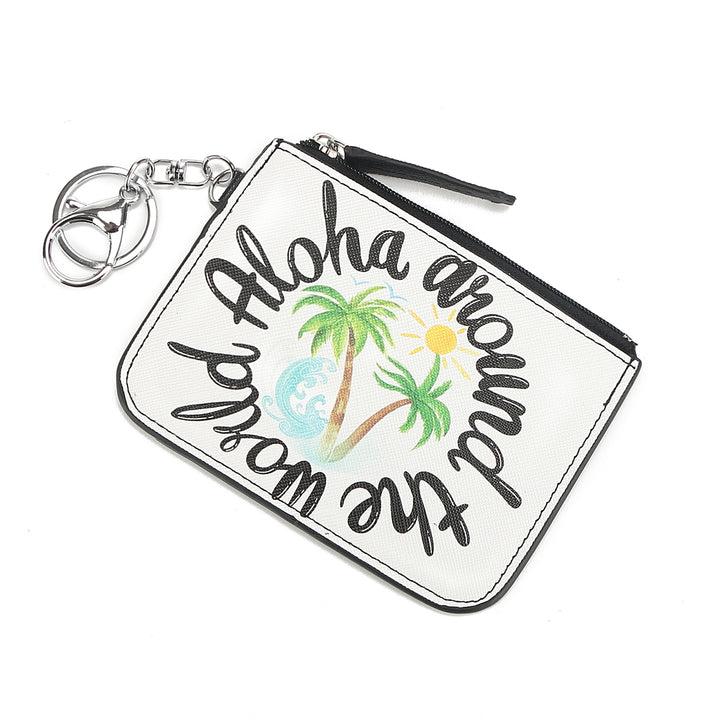 Card Case May Aloha Around the World White