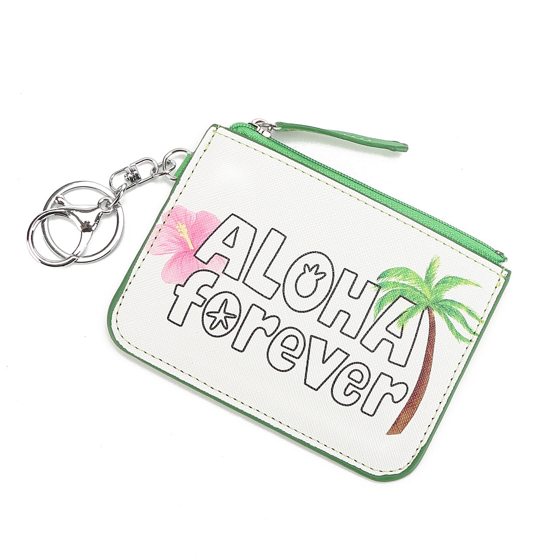 Card Case May Aloha Forever White