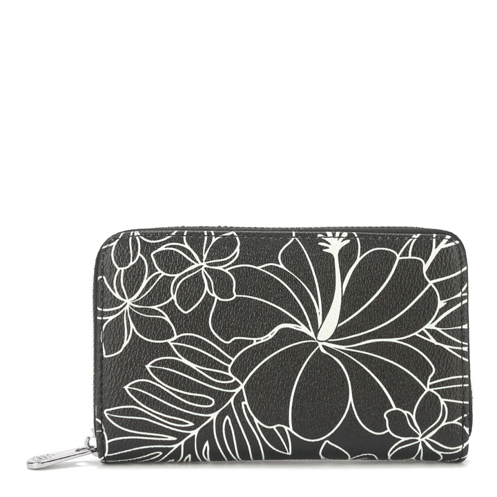 Wallet Chloe Hibiscus Lines Black