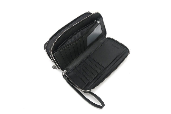 Wristlet Allison Tiare Infinity Embossed Black