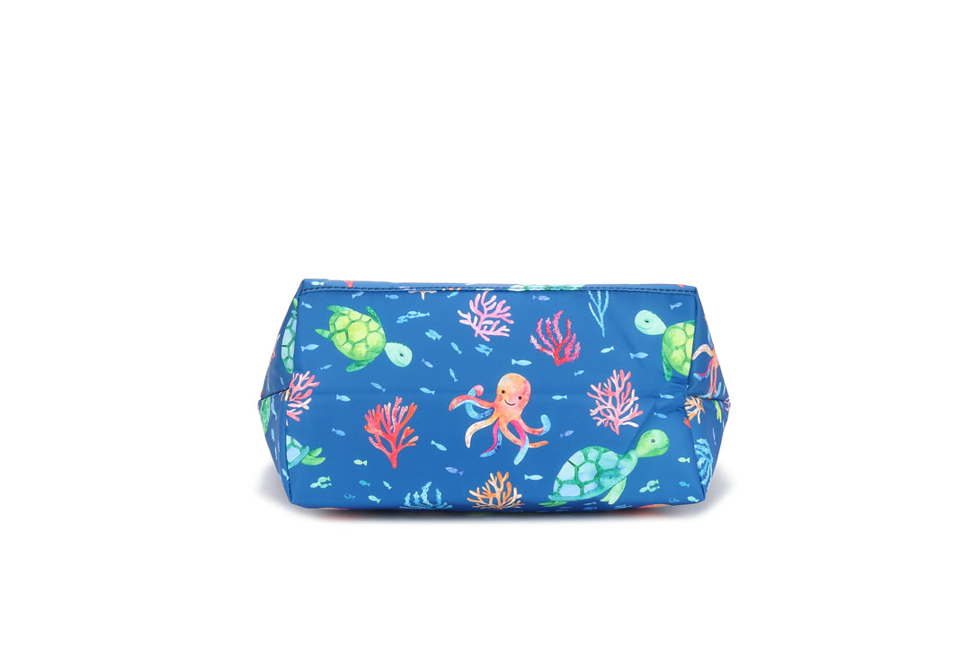 Insulated Lunch Tote Large Ocean Blue