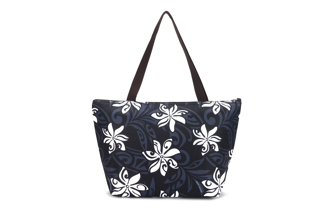 Insulated Lunch Tote Large Tiare Infinity Black
