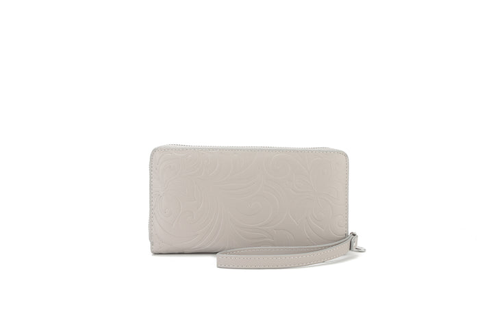 Wristlet Allison Tiare Infinity Embossed Grey