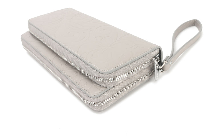 Wristlet Allison Tiare Infinity Embossed Grey