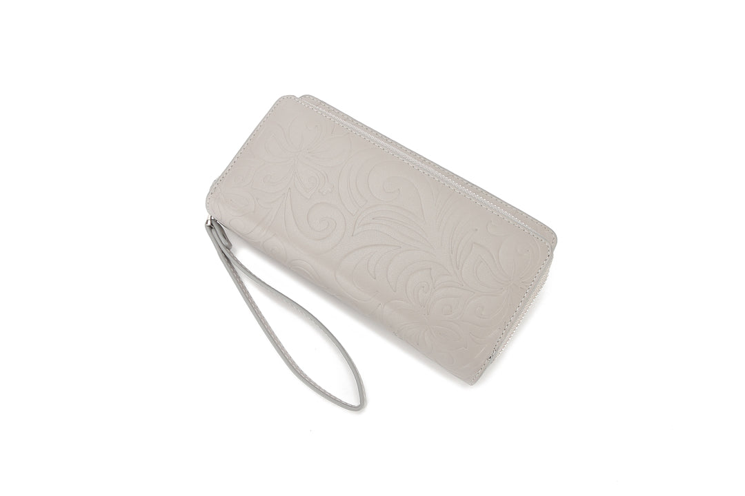 Wristlet Allison Tiare Infinity Embossed Grey