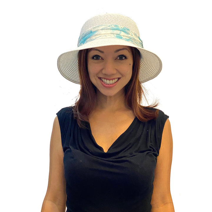 Hat Round Daffodil White