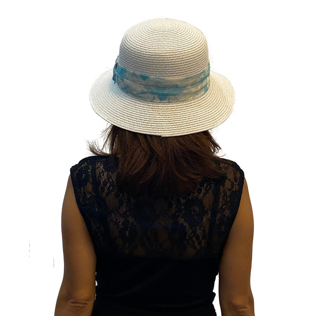 Hat Round Daffodil White