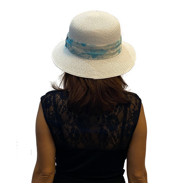 Hat Round Daffodil White